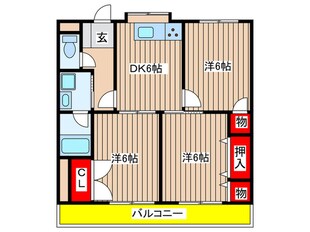 ハーモニアス元八事の物件間取画像